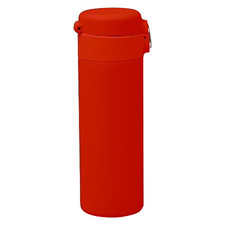 Термобутылка (термос) Kyoto вакуумная, стальная, 440 мл, матовая, красная