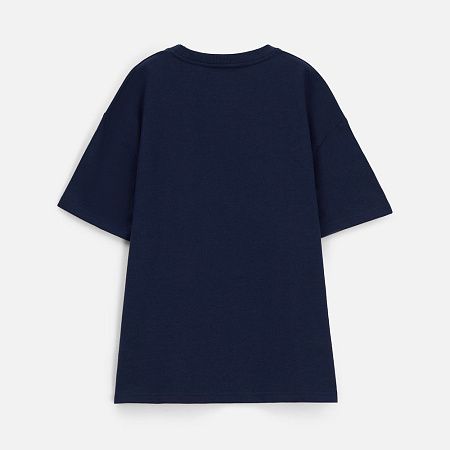 Футболка унисекс Durington, темно-синяя, размер XS/S