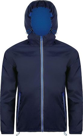 Ветровка Skate, темно-синяя с ярко-синим, размер XS