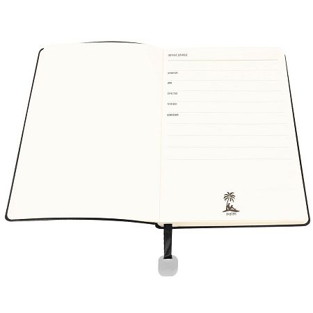 Ежедневник A5 недатированный Farfalla в мягком переплёте, черный