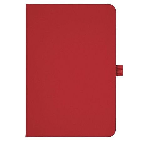 Блокнот Forest  Alfa Polo Soft А5, недатированный, в твердой обложке,  с резинкой и петлей для ручки, красный