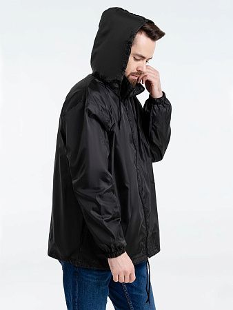 Ветровка унисекс Shift, черная, размер M