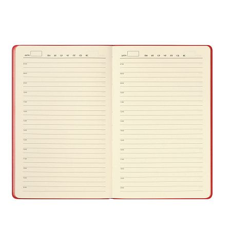 Ежедневник Rain недатированный, красный (без упаковки, без стикера)