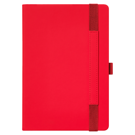 Ежедневник Alpha недатированный, красный/серый