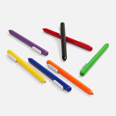 Ручка шариковая Swiper, зеленая с белым