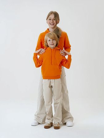 Худи детское Kirenga Kids 2.0, оранжевое, размер 6 лет (106-116 см)