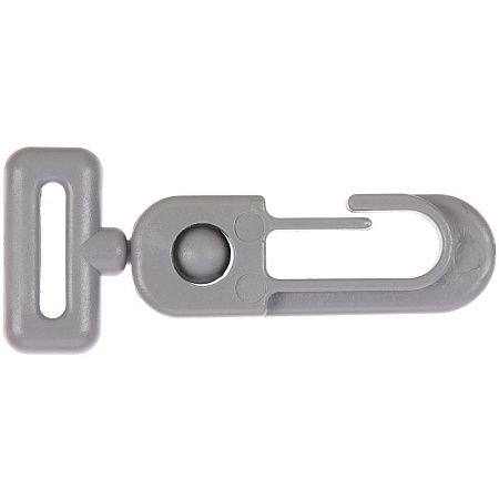 Застежка-карабин Carabine, S, серый