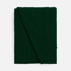 Плед Remitti, темно-зеленый (хвойный)