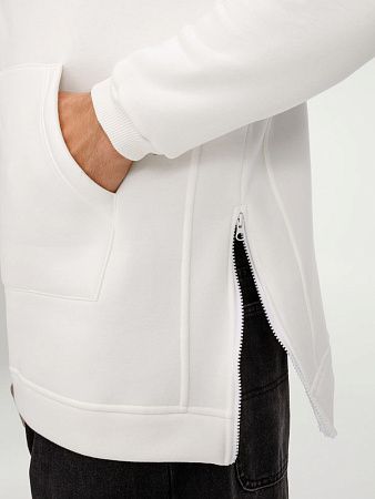 Худи унисекс оверсайз Easy Street, молочно-белое, размер XS/S