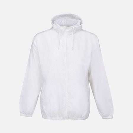 Ветровка унисекс Shield, белая, размер XXL