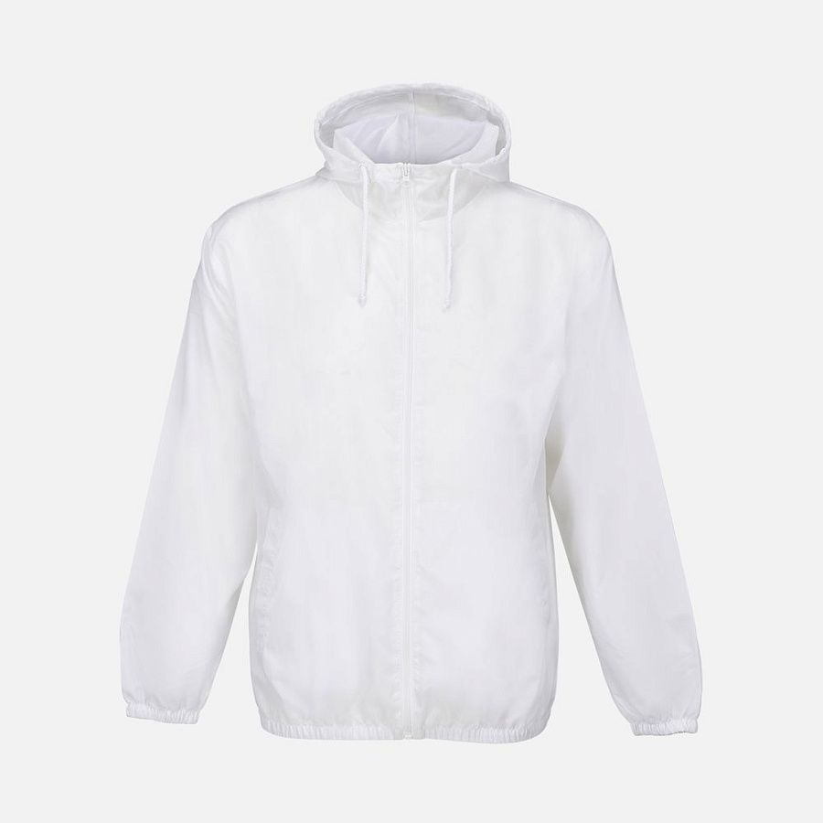 Ветровка унисекс Shield, белая, размер XXL