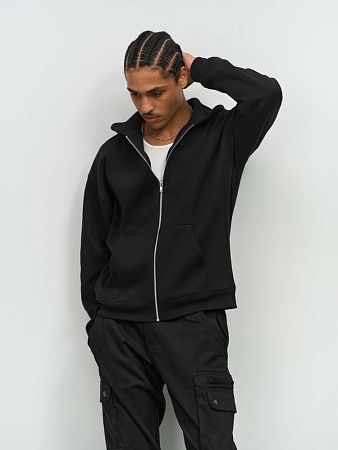 Толстовка унисекс на молнии Jelo, черная, размер XS