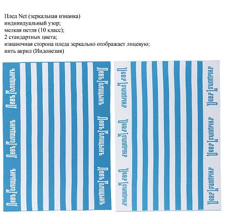 Вязаные пледы Net