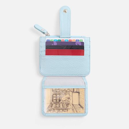 Картхолдер на молнии Unison, голубой