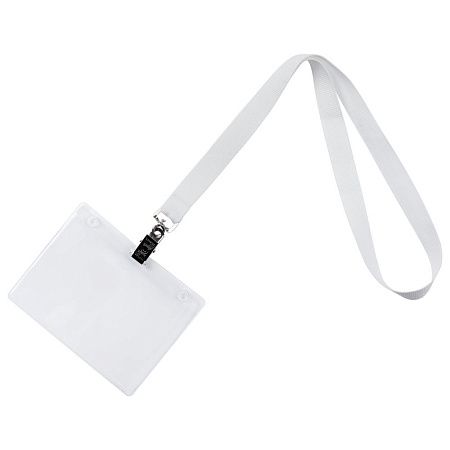 Лента для бейджа Neckband, зеленая