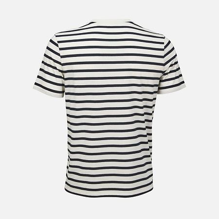 Футболка унисекс Legend, молочно-белая с темно-синим, размер M