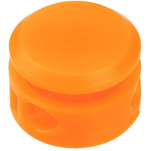 Двойной фиксатор для шнура Brogy, оранжевый неон