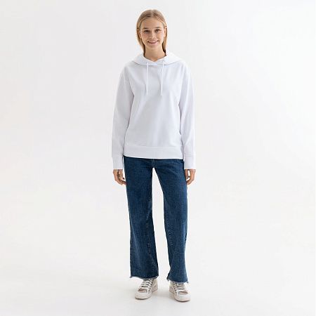 Худи с капюшоном, унисекс ALEX белый