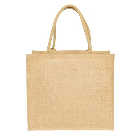 Сумка из джута Caravan Jute, бежевая