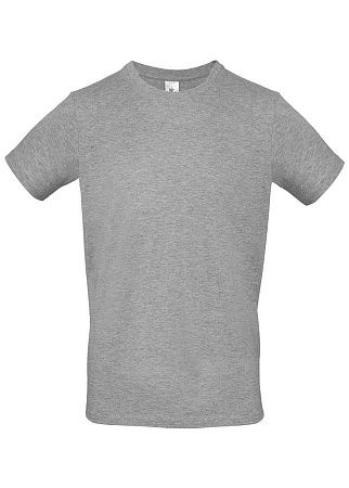 Футболка мужская E150, серый меланж, размер S