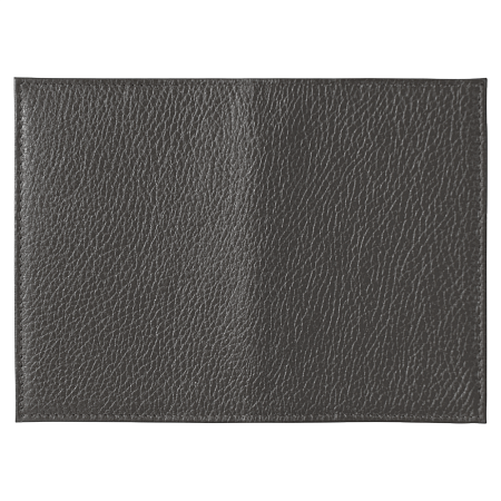Обложка для автодокументов Leather Sky Flotter Sun из натуральной кожи, темно-серая