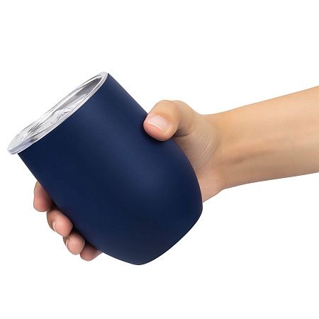 Термокружка (кофер) STEP SOFT 370мл Темно-синяя 6300.14