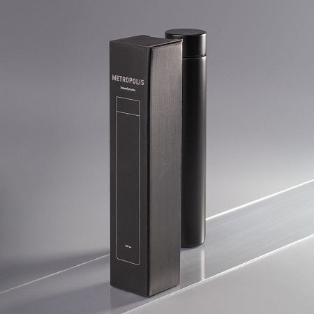 Термобутылка Metropolis, черная