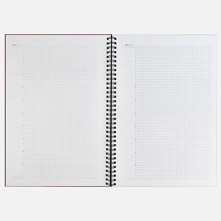 Ежедневник Notera Maxi, недатированный, красный