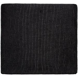 Шарф Nobilis, черный с серым меланжем