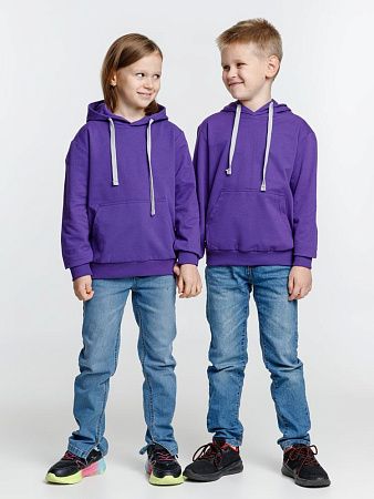 Толстовка с капюшоном детская Kirenga Kids, фиолетовая, размер 14 лет (154-164 см)