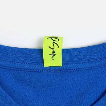 Лейбл тканевый Epsilon, S, желтый неон