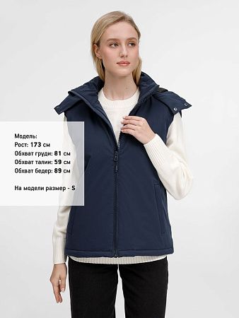 Жилет унисекс Sfera, темно-синий, размер L