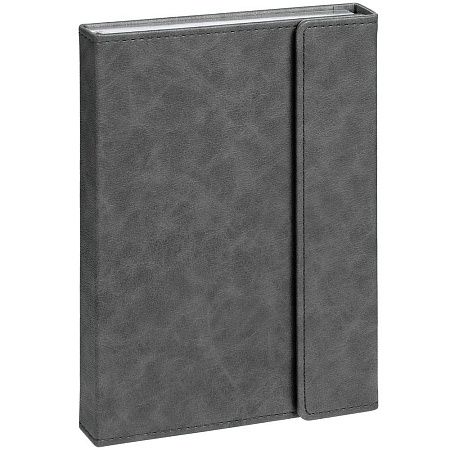 Ежедневник Flap на заказ, недатированный, серый