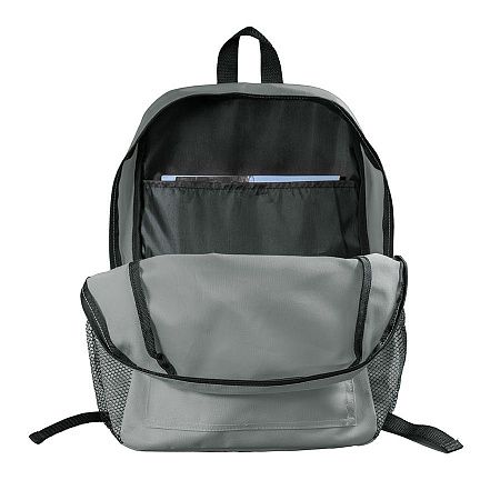 Рюкзак водостойкий "DISCO", серый, 41 x 30 x11 см, 100% полиэстер 600D