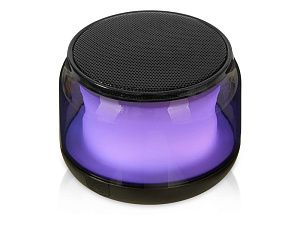 Колонка с RGB подcветкой «Dance», 3 Вт, цвет: черный