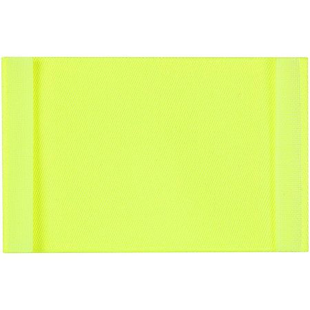 Лейбл тканевый Epsilon, XL, желтый неон