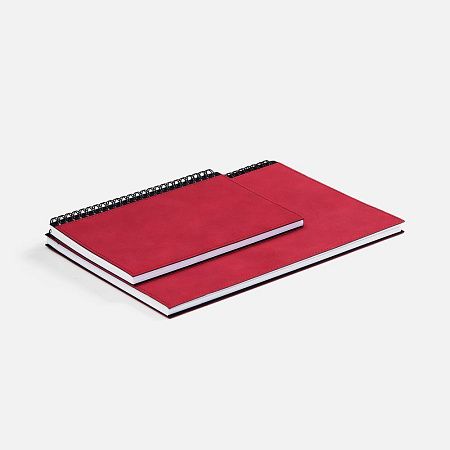 Ежедневник Notera Maxi, недатированный, красный