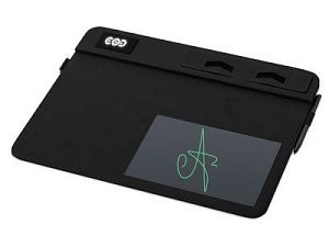 Многофункциональный коврик для мыши «Multi Pad» с беспроводной зарядкой и LCD экраном, 10 Вт