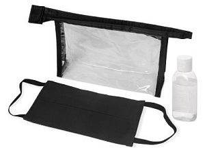 Набор средств индивидуальной защиты «Лайт», цвет: прозрачный, черный