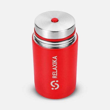 Термос для еды Relaxika 1000, красный