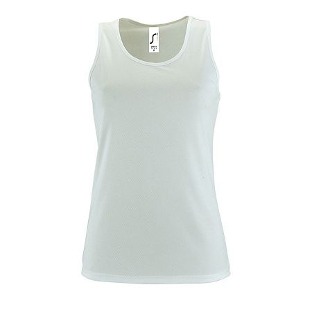 Майка женская Sporty TT Women, белая, размер XXL