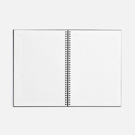 Ежедневник Notera Maxi, недатированный, черный