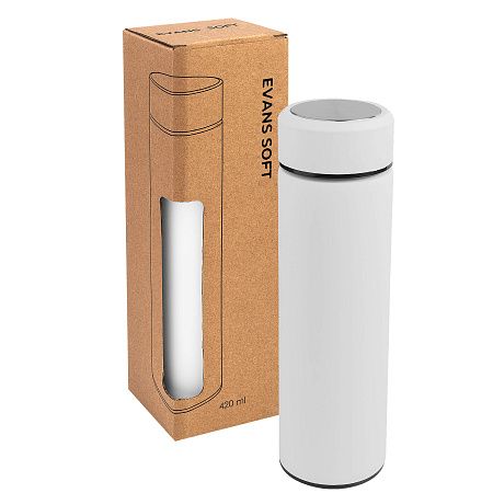 Термос EVANS SOFT 420мл. Белый 6200.07