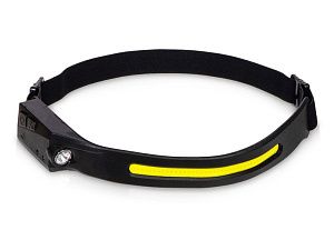 Налобный фонарь 2-в-1 c управлением жестами «Spacelight», цвет: черный