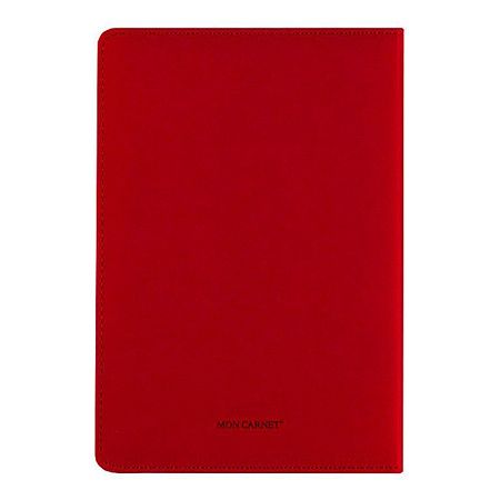 Ежедневник City Soft А5, красный, недатированный, в твердой обложке с поролоном