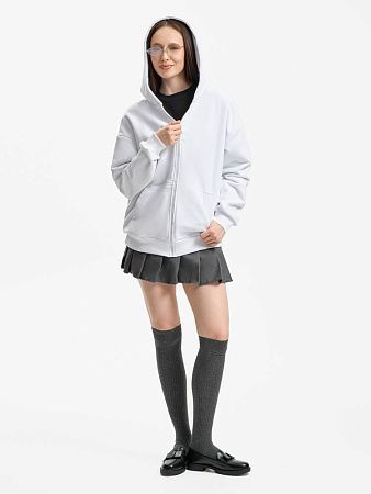 Толстовка унисекс оверсайз Sartoro, белая, размер XS/S