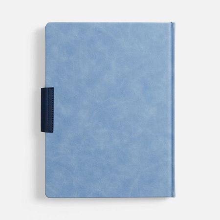 Ежедневник Grande Strap на заказ, датированный, голубой