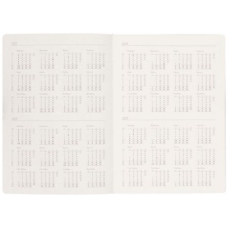 Ежедневник Flexpen Black, недатированный, черный с бирюзовым