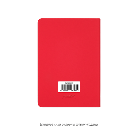Ежедневник Spark mini A6 недатированный, красный