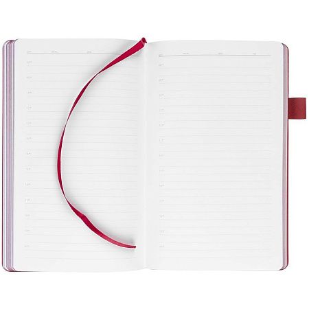 Ежедневник White Shall, недатированный, бело-оранжевый